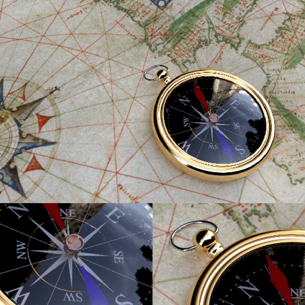 Compass with Chart Background preview image 2